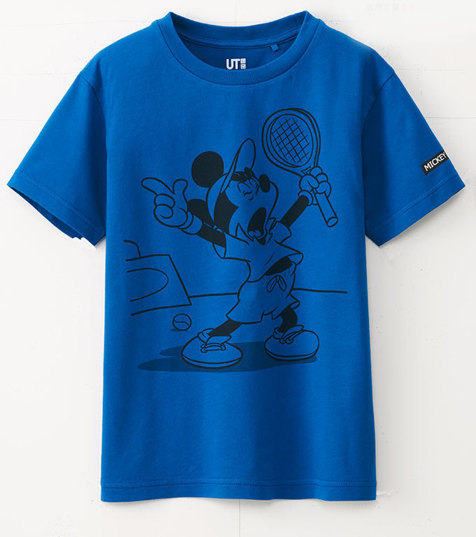 ユニクロの新作tシャツ ミッキーマウスが錦織圭やジョコビッチのプレーに挑戦 ファッションプレス