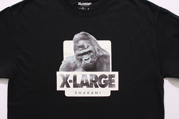 XLARGE‟イケメン”ゴリラ「シャバーニ」とコラボ - 大人＆キッズ用グラフィックTシャツ発売 - ファッションプレス