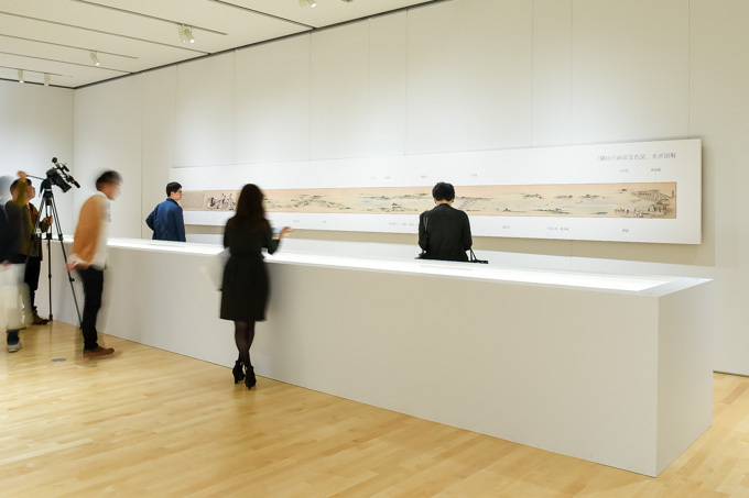 すみだ北斎美術館で「北斎の帰還－幻の絵巻と名品コレクション－」開催、初公開の隅田川両岸景色図巻｜写真21