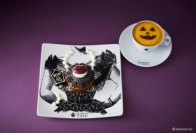 Q-pot CAFE.のハロウィンメニュー、オバケのケーキやジャック・オー