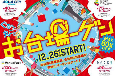 お台場ーゲン 最大 80 オフ お台場エリアの商業施設4館合同セール 国内外人気ブランドが参加 ファッションプレス