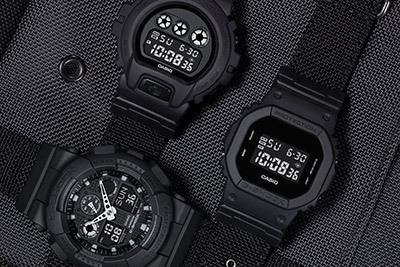 G Shockの新作時計 ミリタリーブラック タフな素材のバンドを採用したオールブラックモデル ファッションプレス