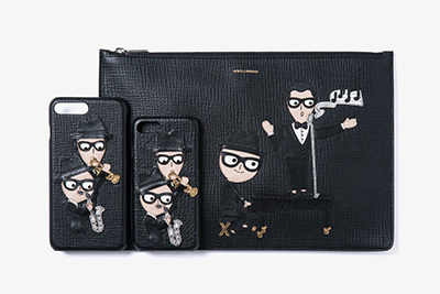 お揃い二点セットDOLCE &GABBANA iPhoneケースとコンパクト財布-