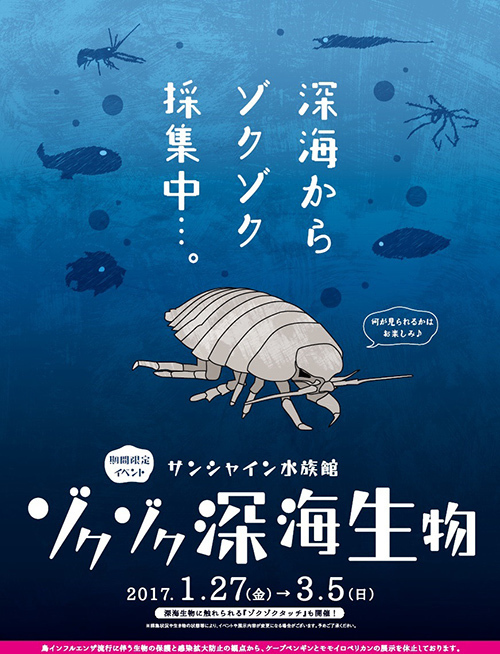 「ゾクゾク深海生物」サンシャイン水族館にて - 採集したてのメンダコやダイオウグソクムシなどを展示｜写真13