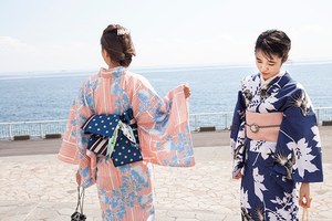 大塚呉服店 夏に向けた新作浴衣＆帯を展開、幾何学×古典柄のデザイン