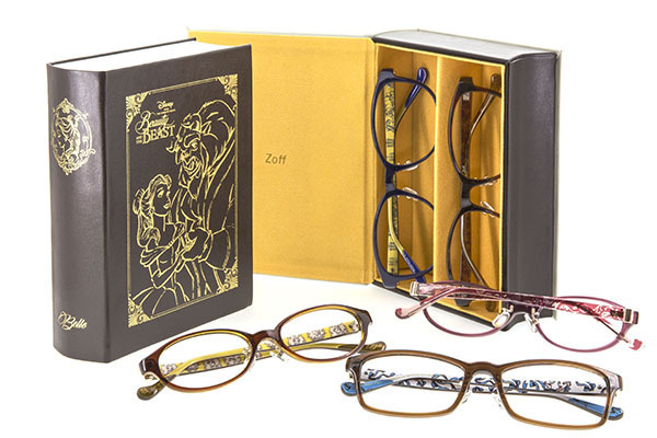 Zoffのディズニーシリーズ新作は『美女と野獣』ブック型のメガネケース 