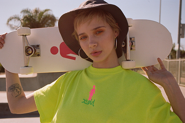 X-girl×スパイク・ジョーンズのスケボーブランド「GIRL-skateboards