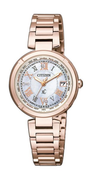 シチズン　クロスシー　腕時計　EC1119-58W　 サクラピンク　宝石箱