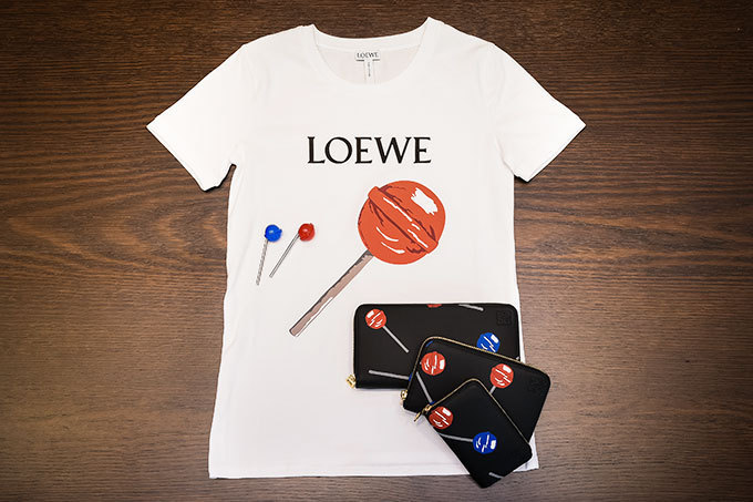 LOEWE ロエベ  キャンディ　プリント　シルク　トップス