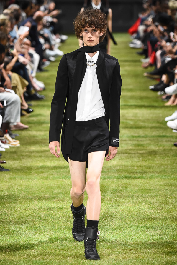 【Dior Homme】ディオールオム　2018アトリエロゴニットセーター　黒
