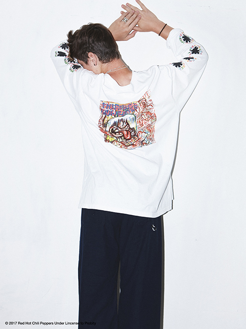 YSTRDY'S TMRRW×レッドホットチリペッパーズ ロンT-