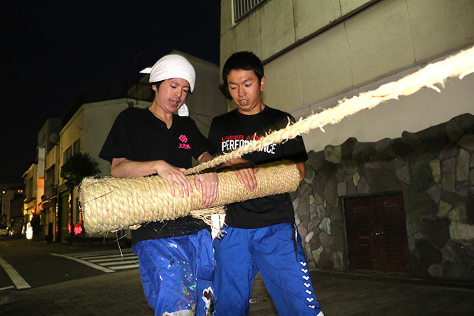 火の粉吹き上がる大迫力の“手筒花火”を鑑賞、ららぽーと豊洲で一夜限りのイベント開催｜写真3