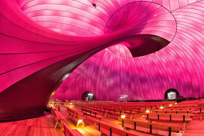 巨大な移動式コンサートホール「アーク・ノヴァ」が東京ミッドタウンに上陸 - 映画上映やコンサートも | 写真