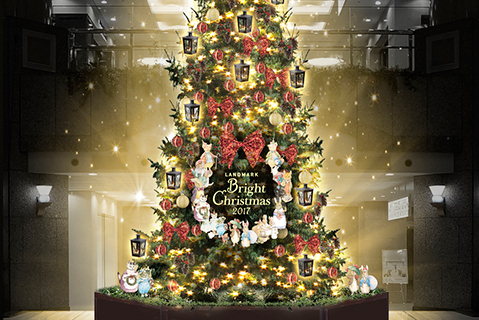 横浜ランドマークタワーのクリスマス -「ピーターラビット」をテーマに 