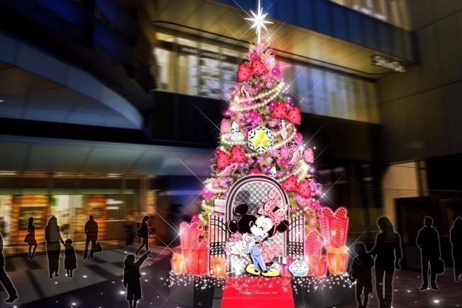 ディズニーのツリーやラッピング電車が出現 渋谷ヒカリエや東急百貨店のクリスマスイベント ファッションプレス