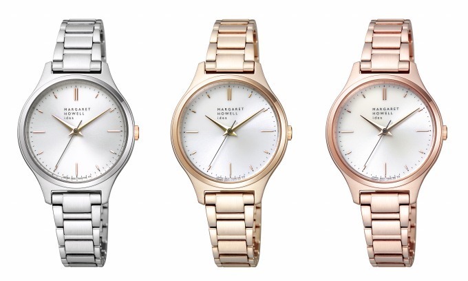 マーガレット ハウエル アイデアより新作腕時計 ソーラーテック 見やすい大きめケース ファッションプレス
