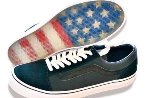 新品国内正規品☆限定 VANS x Cloveru OLD SKOOL 星条旗-