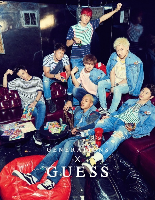 GENERATIONS from EXILE TRIBEがGUESSとコラボ、一部Tシャツ再販 ...