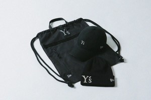 Y's x ニューエラ新作アイテム - メタリックロゴを施した黒のキャップ