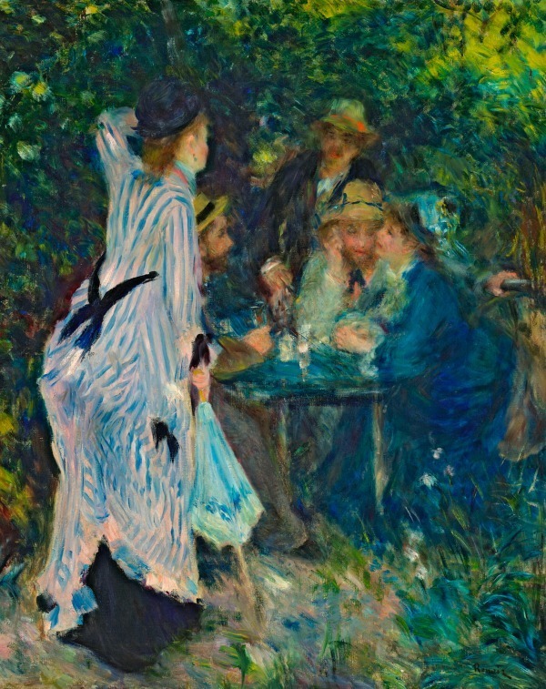 ピエール＝オーギュスト・ルノワール 《庭にて、ムーラン・ド・ラ・ギャレットの木陰》 1876年