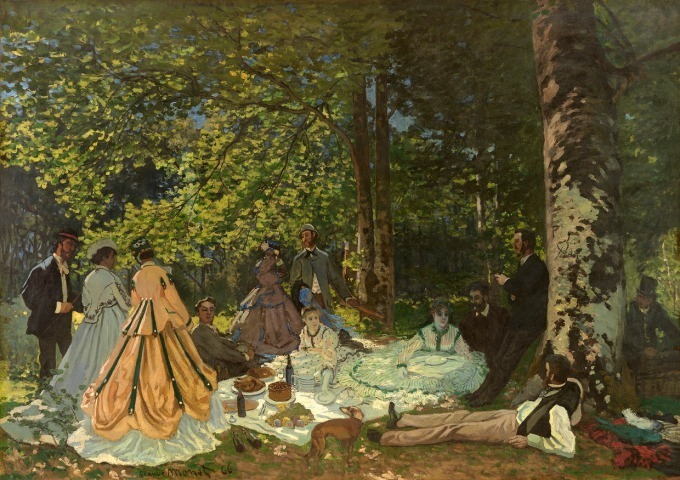 クロード・モネ 《草上の昼食》 1866年