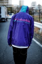 写真11 13 Xlarge コロンビア 90sストリートを感じさせるパープル