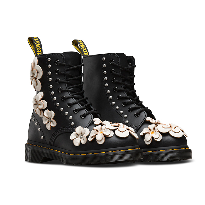 Dr.Martens 花柄ブーツ