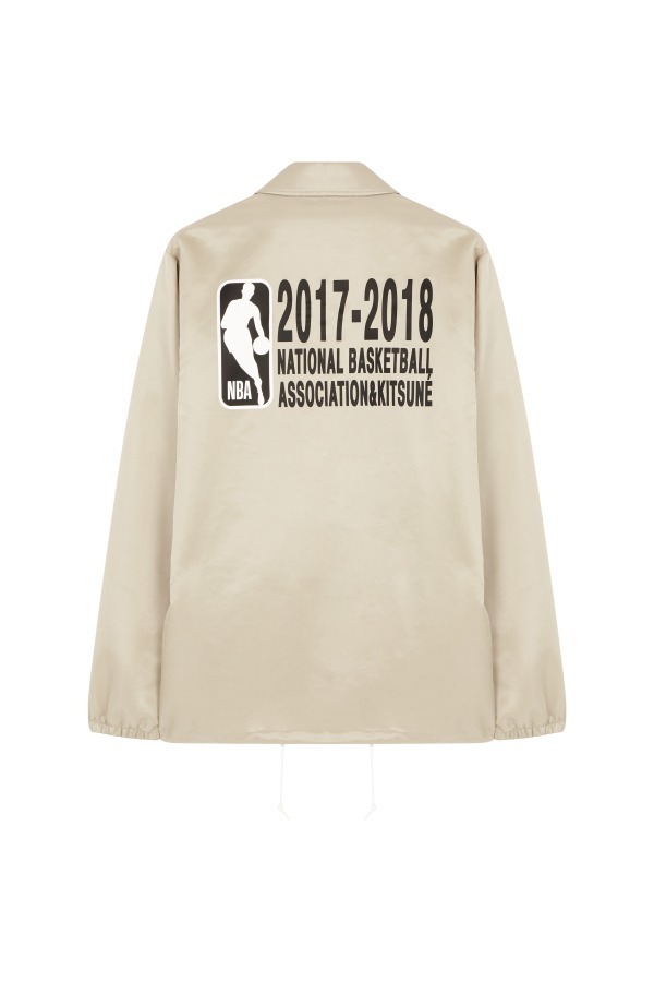 即完売モデル maison KITSUNE NBAコラボ コーチジャケットS-