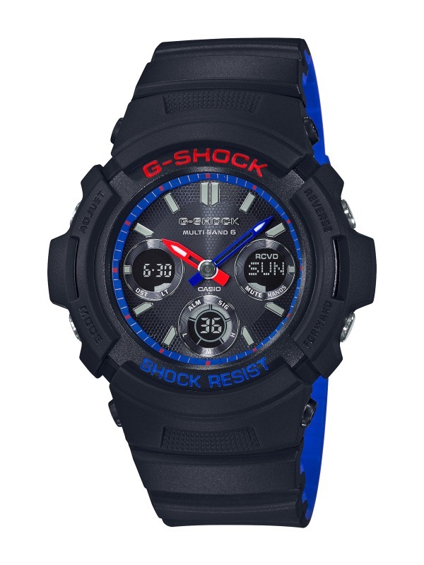 G-SHOCKの新作腕時計 - ブラック×トリコロールの新デザインを5型の