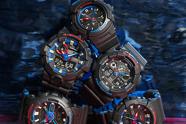 G-shock 良品 ハイパーカラーズ トリコロール-