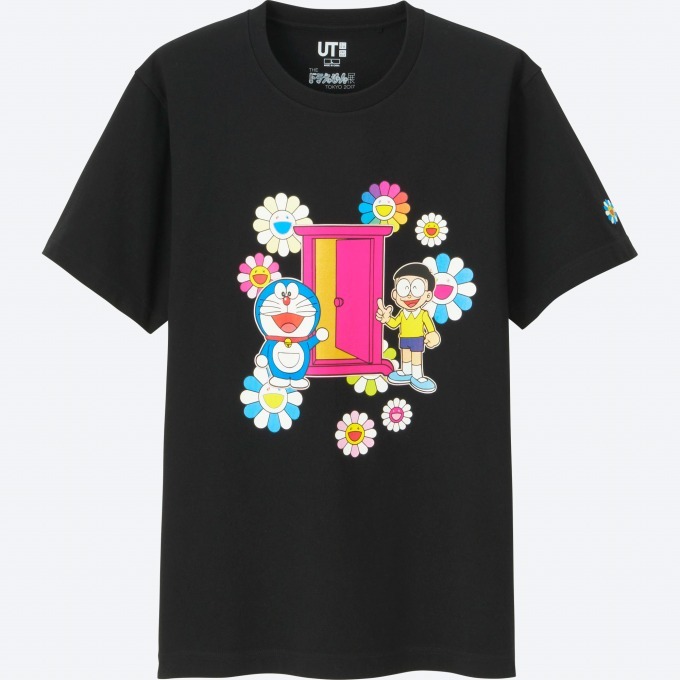 ユニクロより ドラえもんut 村上隆コラボ お花 を描いたカラフルなtシャツやぬいぐるみなど ファッションプレス