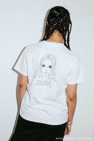 X Girl 楳図かずおのコラボtシャツ 漫画 おろち 風の女の子イラストをプリント ファッションプレス