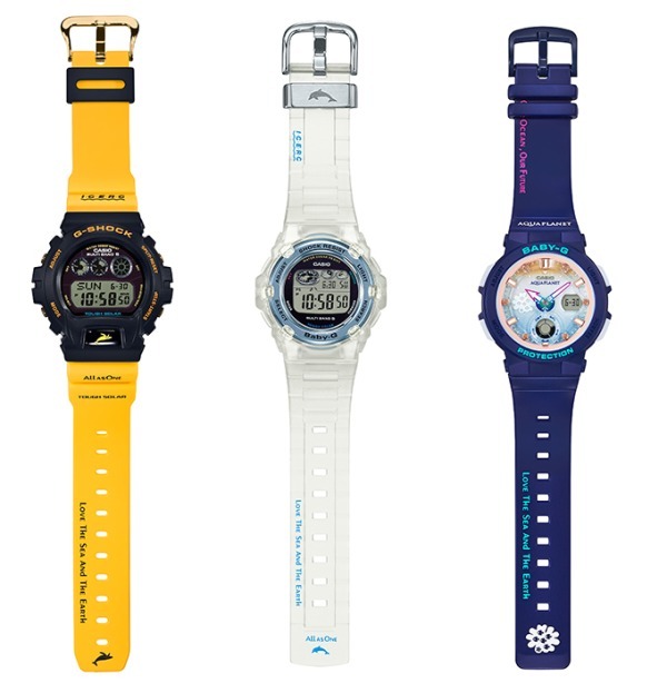 G-SHOCK・BABY-G初代「イルカ・クジラ」ウォッチ復刻、ライトを灯すと ...