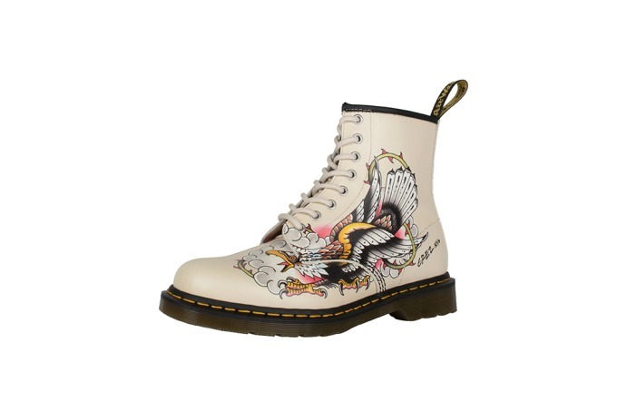 通販サイトの激安商品 Dr.Martens ドクターマーチン 和柄タトゥー柄 - 靴