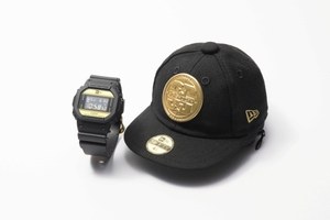 G-SHOCK×ニューエラのコラボ腕時計、「59FIFTY」型のケースに入った