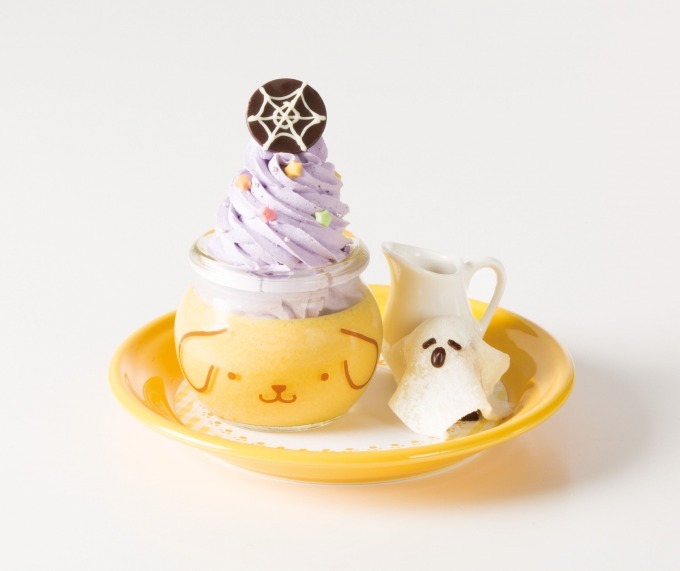 「ポムポムプリンカフェ」秋のハロウィンメニュー、魔法使いプリンのシチューや黒猫マフィンのパスタ｜写真3