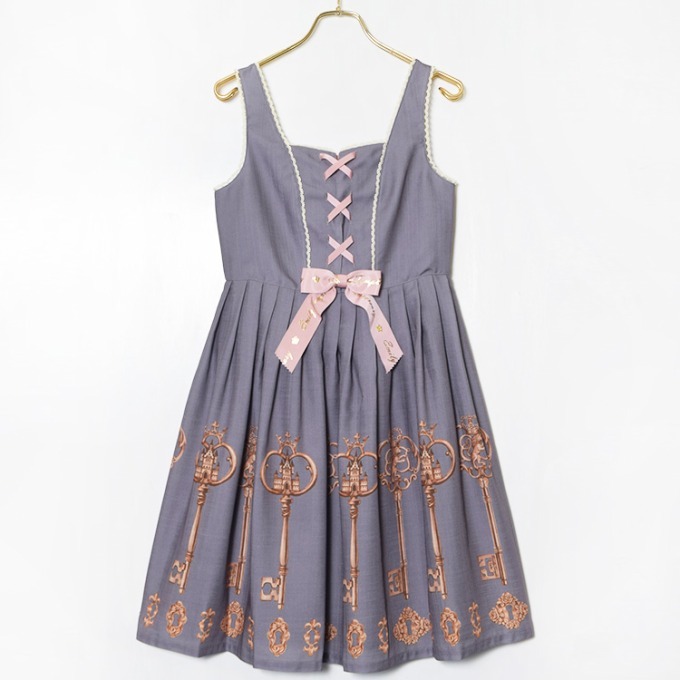 エミリーテンプルキュート 18年秋の新作 - ”カギ”のモチーフをスカートに配したワンピース - ファッションプレス