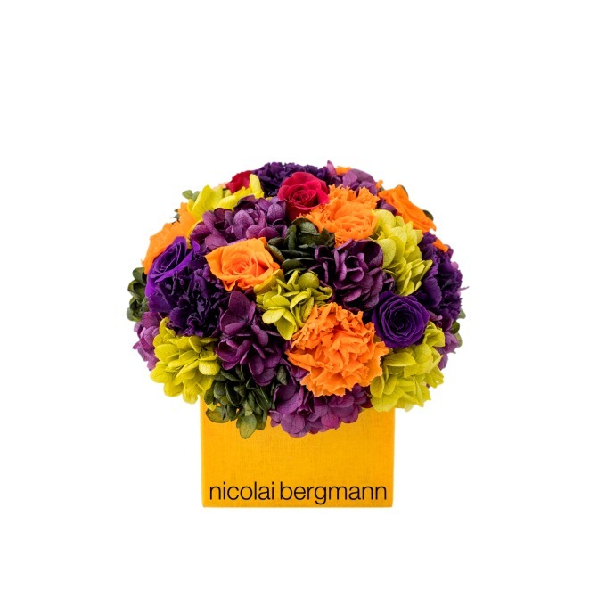 写真4 5 ニコライ バーグマンの秋限定フラワーギフト オレンジやパープルの花々を集めたボックスなど ファッションプレス