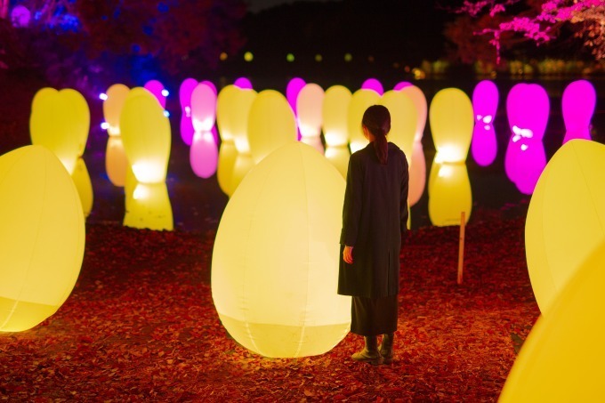 「チームラボ 森と湖の光の祭」ムーミンの世界を体験できるテーマパーク内「メッツァビレッジ」で開催｜写真16