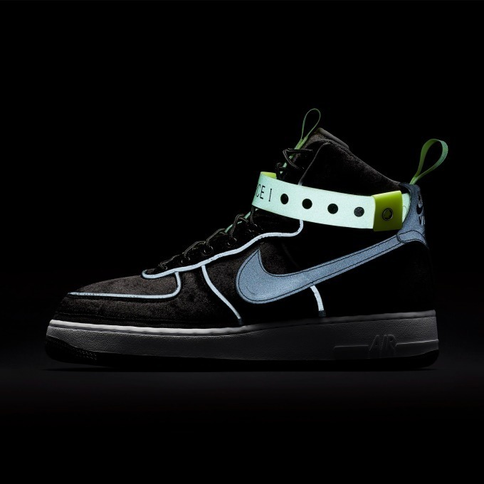 ナイキ(NIKE) エア フォース 1 HI VIP ブラック｜写真7