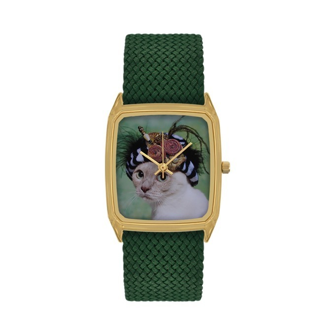 パリ発ウォッチ「ラプス」“頭飾りを付けた猫”などアートな文字板の腕時計、ビームス新宿に集結 - ファッションプレス