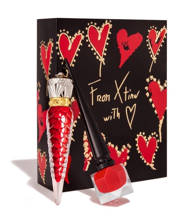 クリスチャン ルブタンのバレンタイン限定コフレ 華やかなハートを描いたボックス入りネイル リップ ファッションプレス