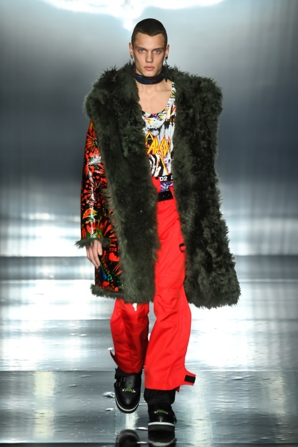 ディースクエアード 19 年秋冬メンズコレクション 雪山に挑む輝きのロックスター ファッションプレス