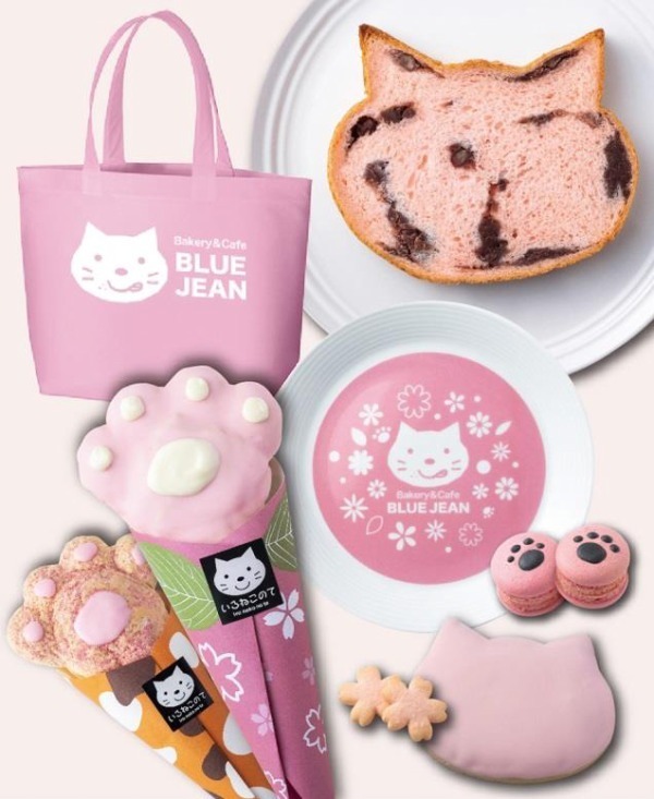 ねこ型の食パン さくら風味の Sakura あんこ 大阪で限定発売 猫スイーツ入りセットも ファッションプレス