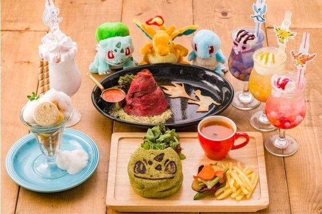 ポケモンカフェ1周年記念の限定メニュー 桜アフロ のピカチュウケーキやフシギダネの野菜バーガーほか ファッションプレス