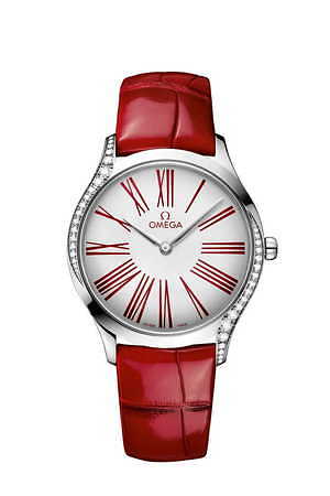 オメガ「トレゾア」新作レディース腕時計 - 鮮やかな赤×白の ...