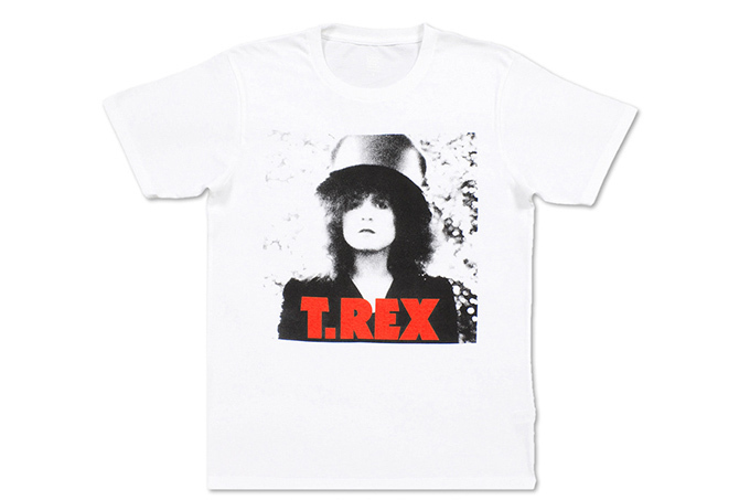 マーク・ボラン没後35周年を記念して、T.REX×グラニフのTシャツ発売