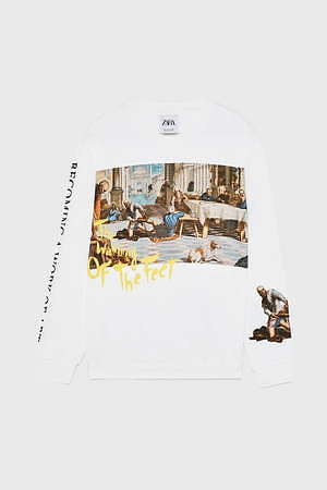 ZARA MAN×プラド美術館コラボ、モナ・リザなど名作絵画をメンズTシャツ