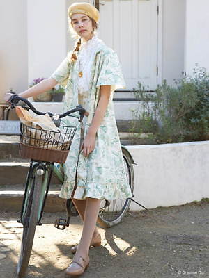 Q-pot. Dress春夏新作ウェア「パティスリーの朝」をイメージ、バゲット