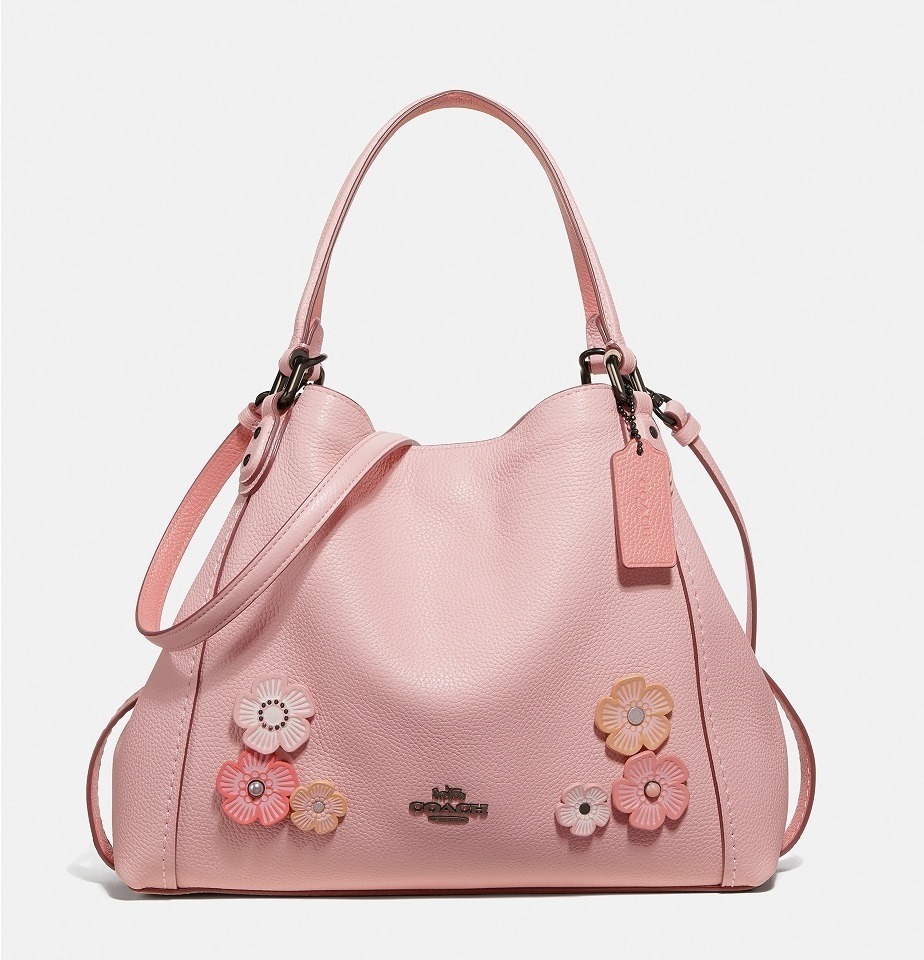 コーチ 桜 を表現した日本限定バッグ チェリーブロッサム 100個以上の花モチーフ付バスケットなど ファッションプレス